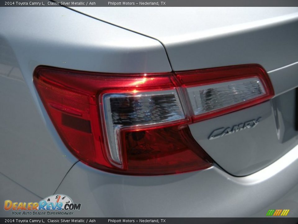 2014 Toyota Camry L Classic Silver Metallic / Ash Photo #12