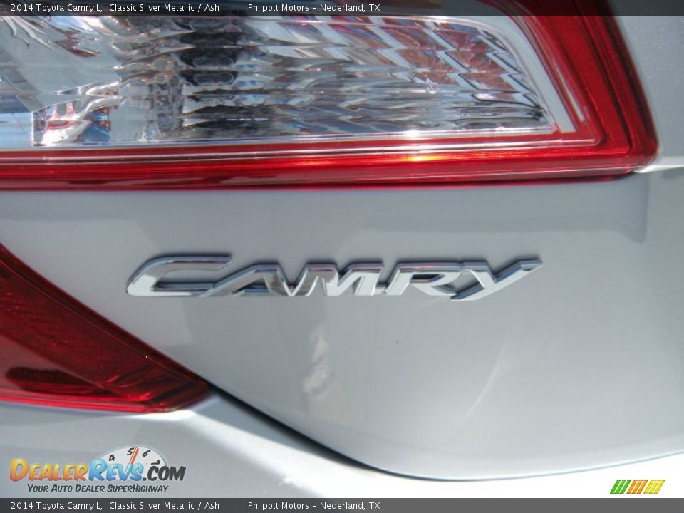 2014 Toyota Camry L Classic Silver Metallic / Ash Photo #13