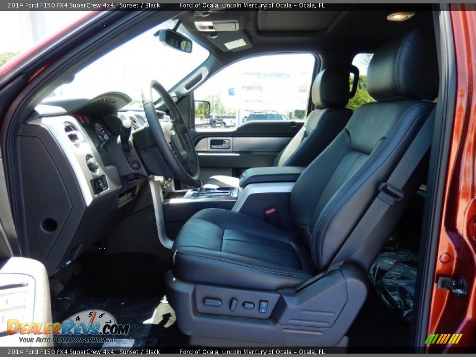 2014 Ford F150 FX4 SuperCrew 4x4 Sunset / Black Photo #6