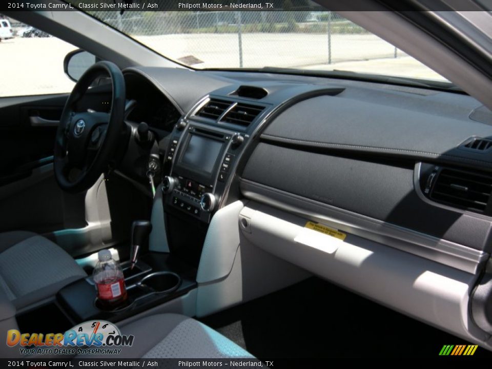 2014 Toyota Camry L Classic Silver Metallic / Ash Photo #16