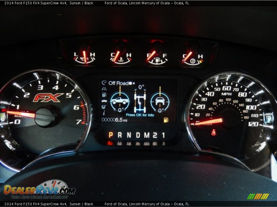 2014 Ford F150 FX4 SuperCrew 4x4 Sunset / Black Photo #10