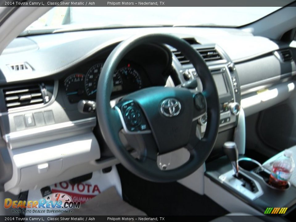 2014 Toyota Camry L Classic Silver Metallic / Ash Photo #22