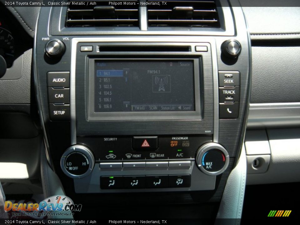 2014 Toyota Camry L Classic Silver Metallic / Ash Photo #26