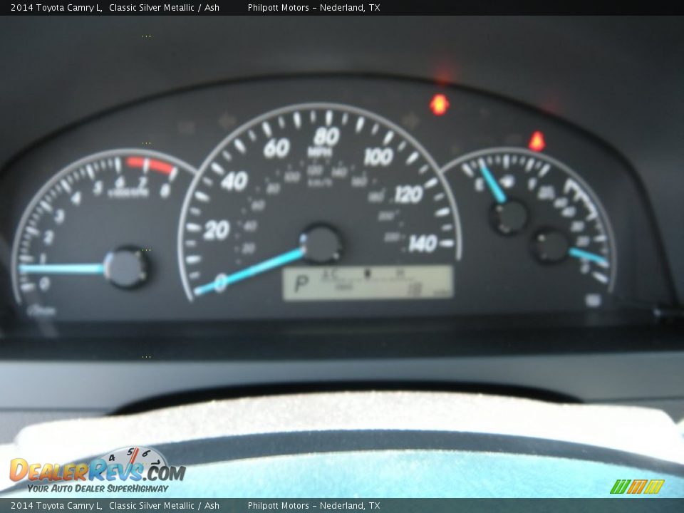 2014 Toyota Camry L Classic Silver Metallic / Ash Photo #28