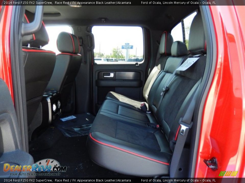 2014 Ford F150 FX2 SuperCrew Race Red / FX Appearance Black Leather/Alcantara Photo #7