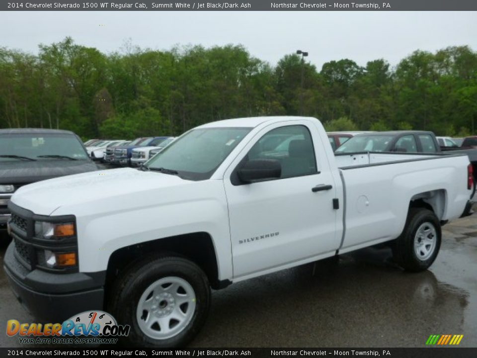 2014 Chevrolet Silverado 1500 WT Regular Cab Summit White / Jet Black/Dark Ash Photo #1