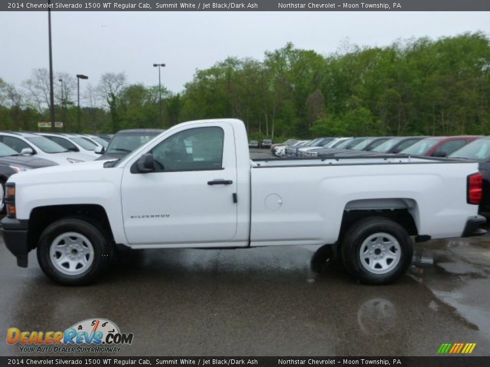 2014 Chevrolet Silverado 1500 WT Regular Cab Summit White / Jet Black/Dark Ash Photo #2