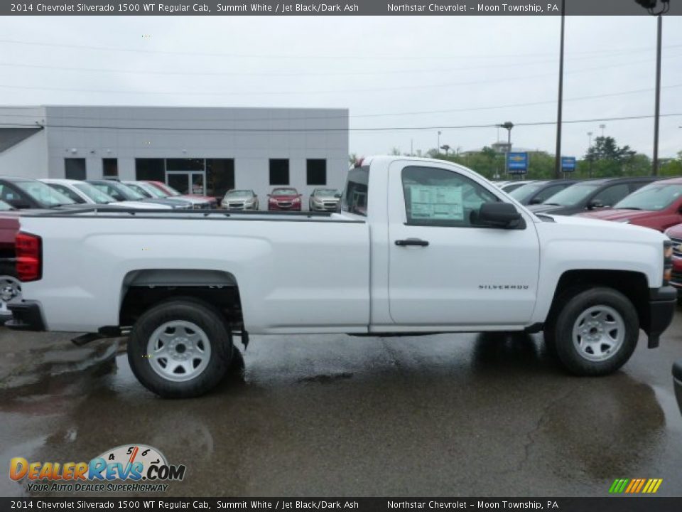 2014 Chevrolet Silverado 1500 WT Regular Cab Summit White / Jet Black/Dark Ash Photo #6