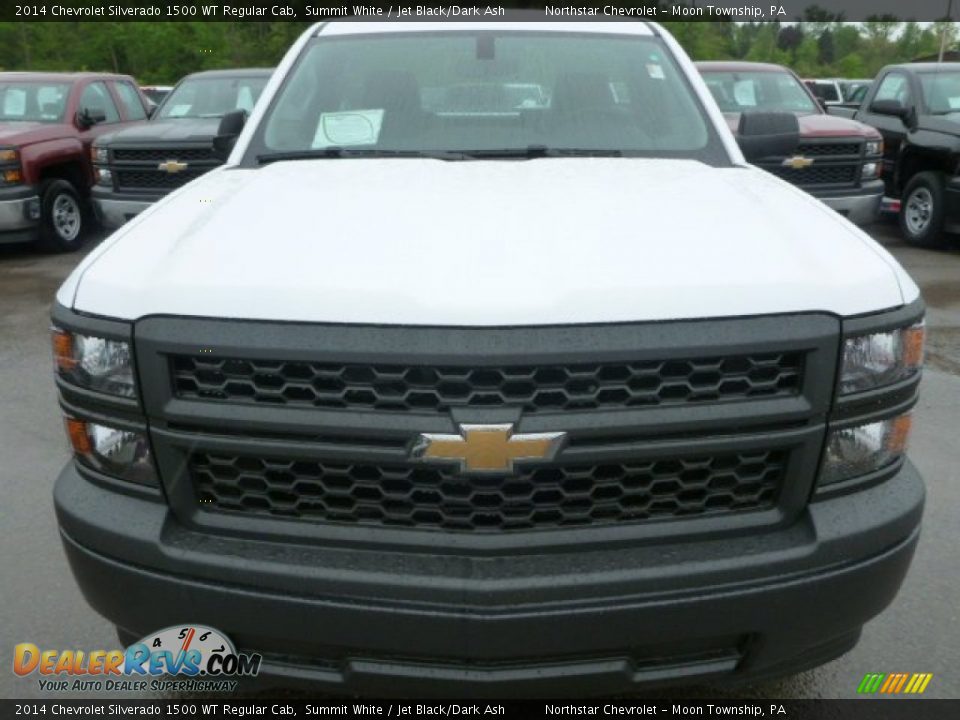2014 Chevrolet Silverado 1500 WT Regular Cab Summit White / Jet Black/Dark Ash Photo #10