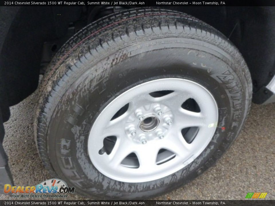 2014 Chevrolet Silverado 1500 WT Regular Cab Summit White / Jet Black/Dark Ash Photo #11