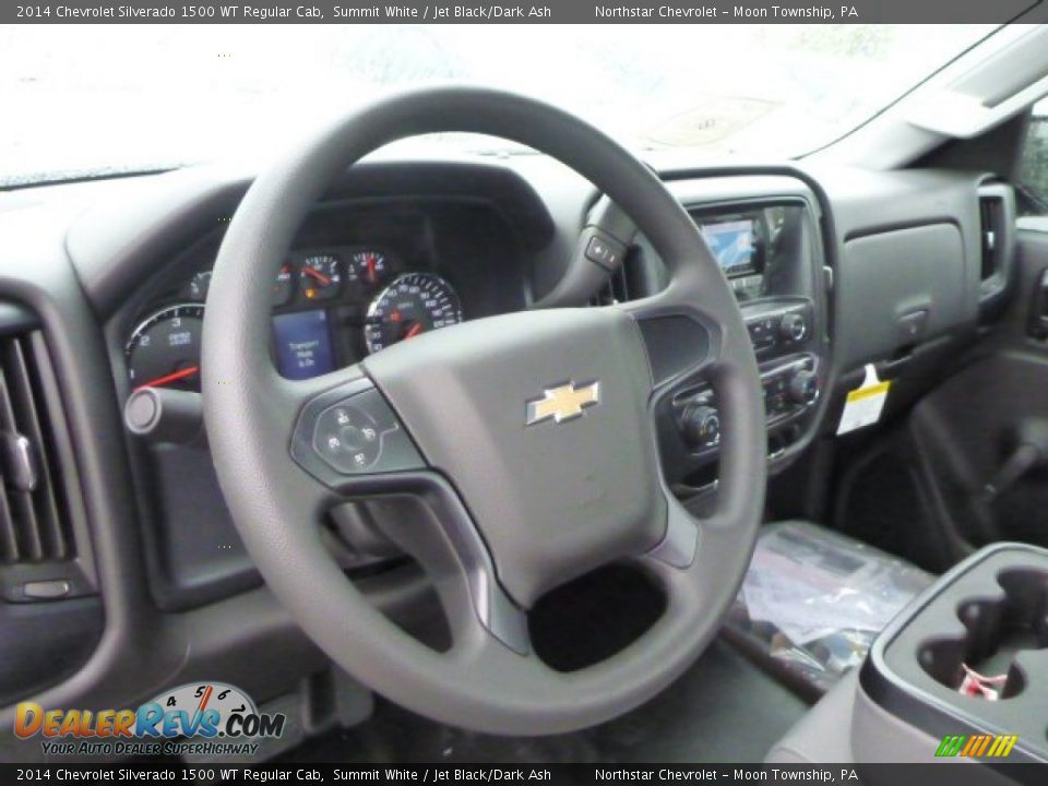 2014 Chevrolet Silverado 1500 WT Regular Cab Summit White / Jet Black/Dark Ash Photo #13