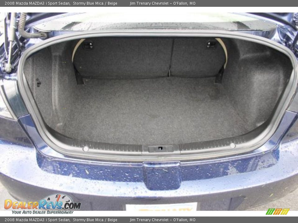 2008 Mazda MAZDA3 i Sport Sedan Stormy Blue Mica / Beige Photo #5