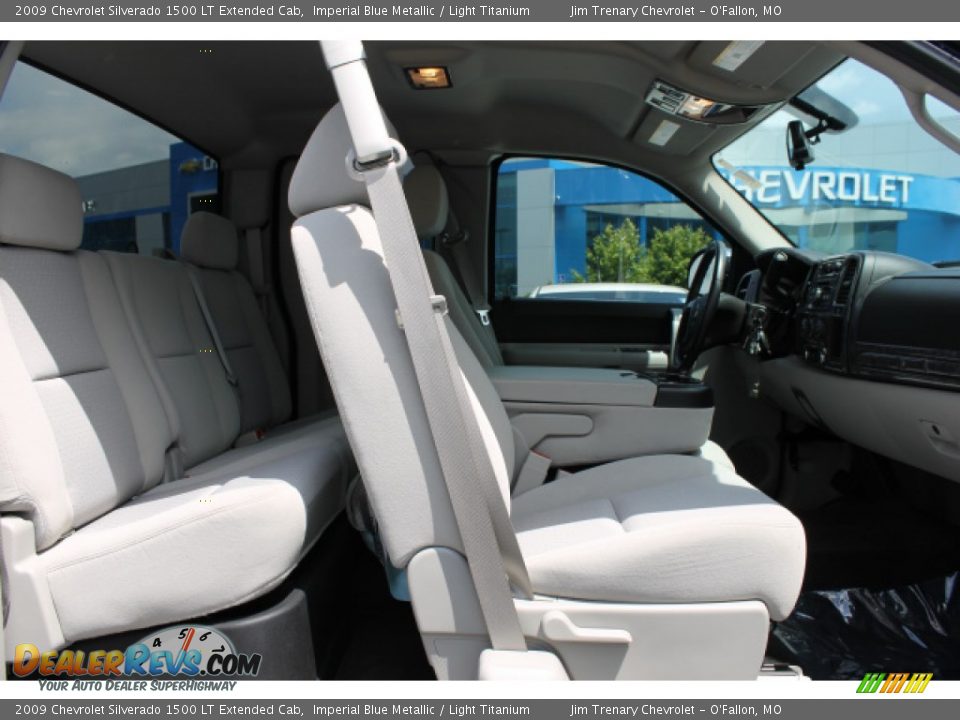2009 Chevrolet Silverado 1500 LT Extended Cab Imperial Blue Metallic / Light Titanium Photo #9