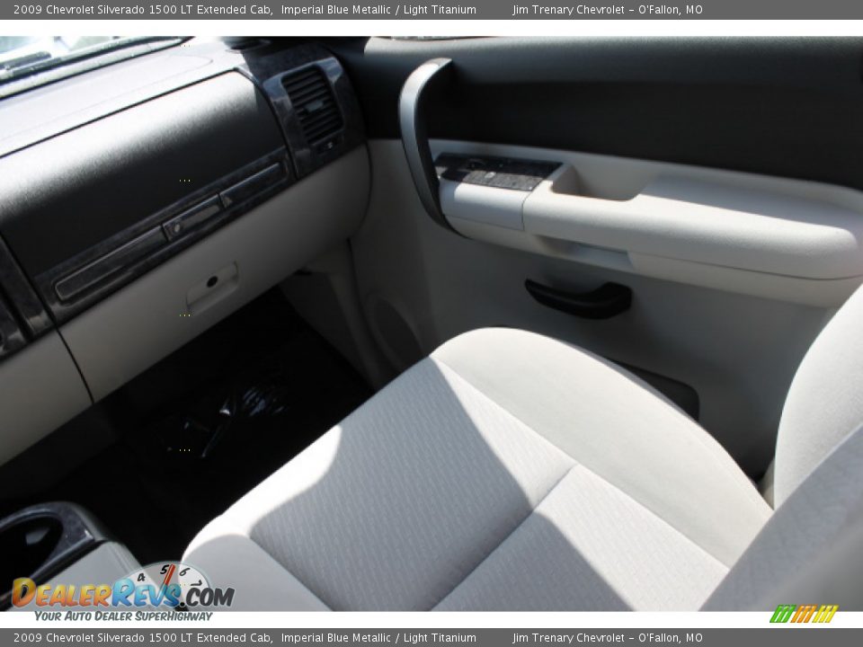 2009 Chevrolet Silverado 1500 LT Extended Cab Imperial Blue Metallic / Light Titanium Photo #13