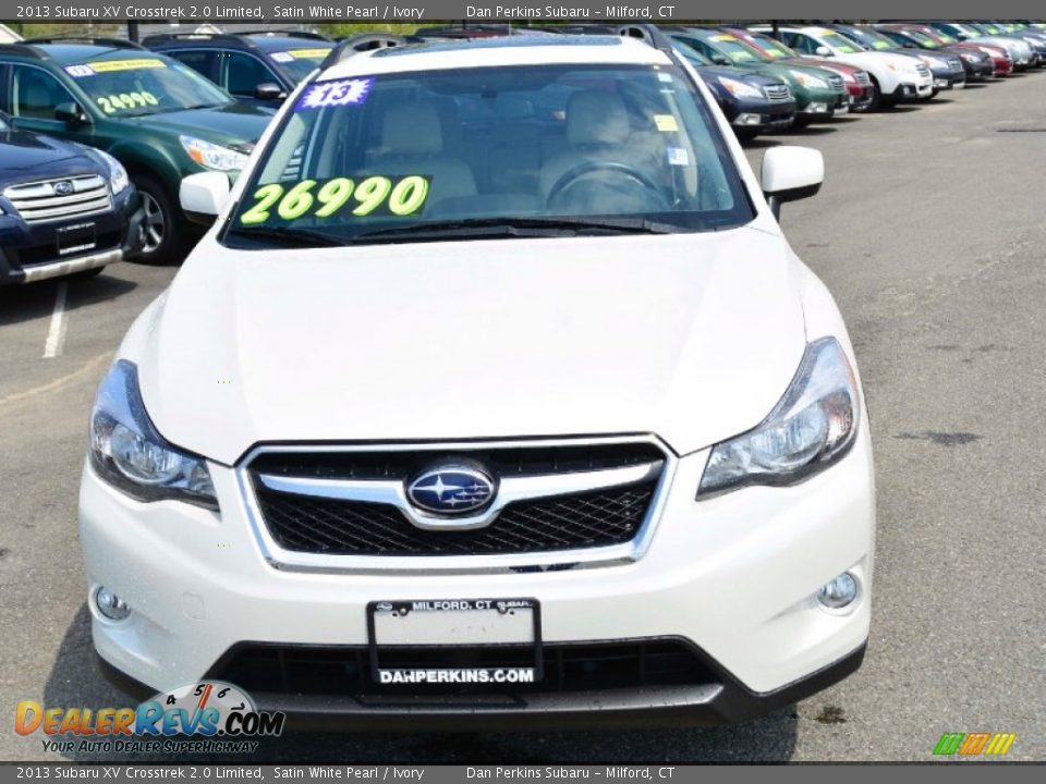 2013 Subaru XV Crosstrek 2.0 Limited Satin White Pearl / Ivory Photo #2