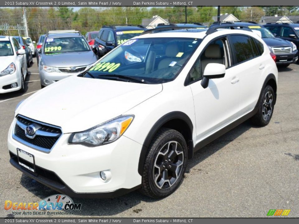 2013 Subaru XV Crosstrek 2.0 Limited Satin White Pearl / Ivory Photo #3