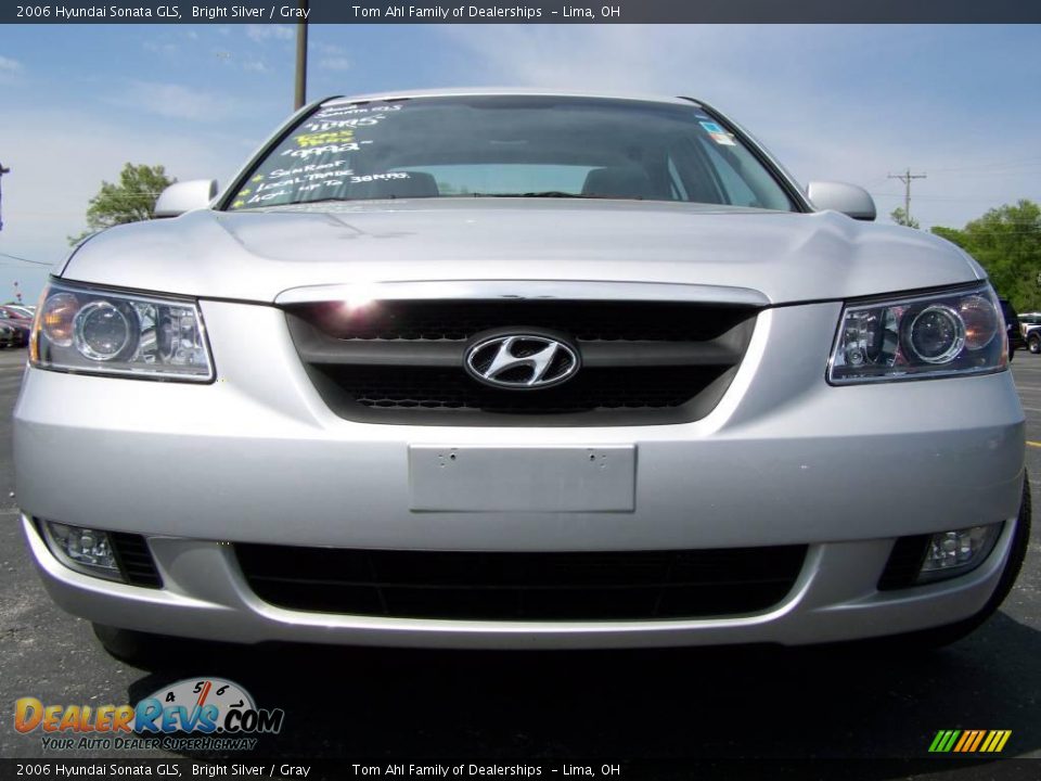 2006 Hyundai Sonata GLS Bright Silver / Gray Photo #3