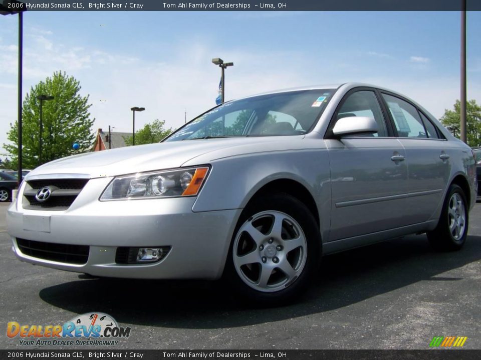 2006 Hyundai Sonata GLS Bright Silver / Gray Photo #5