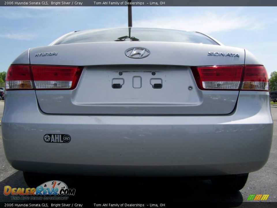 2006 Hyundai Sonata GLS Bright Silver / Gray Photo #6