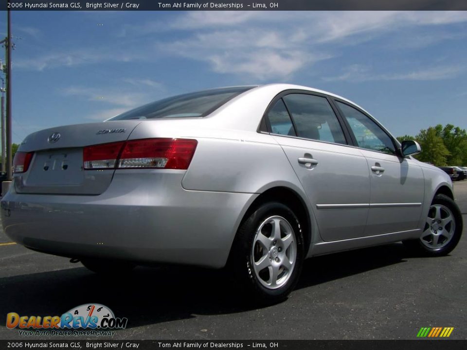 2006 Hyundai Sonata GLS Bright Silver / Gray Photo #7