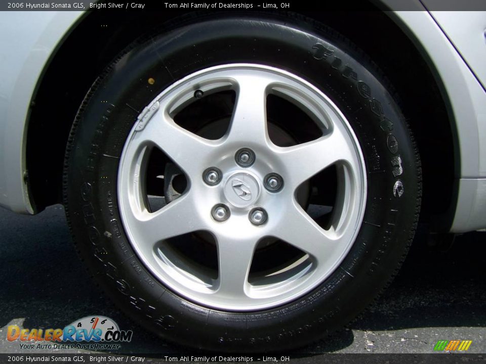 2006 Hyundai Sonata GLS Bright Silver / Gray Photo #8