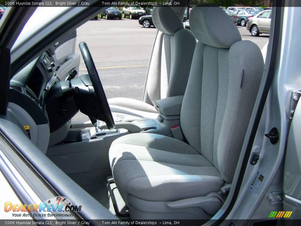 2006 Hyundai Sonata GLS Bright Silver / Gray Photo #9