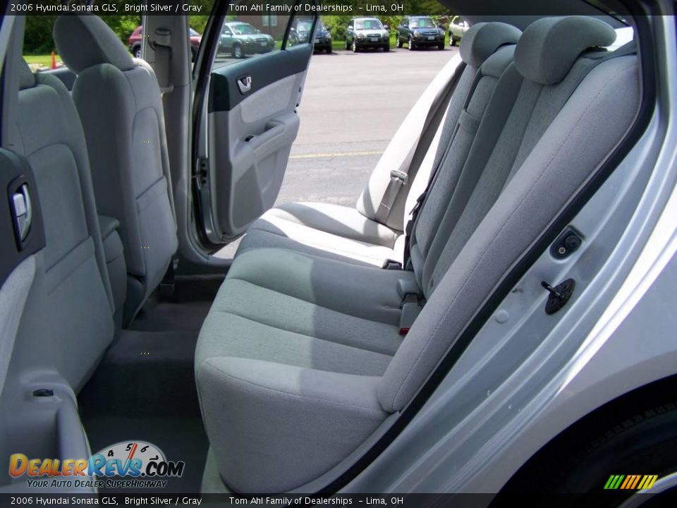 2006 Hyundai Sonata GLS Bright Silver / Gray Photo #10