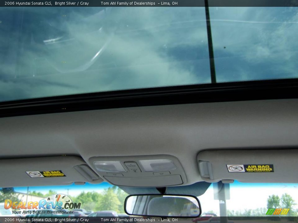 2006 Hyundai Sonata GLS Bright Silver / Gray Photo #14