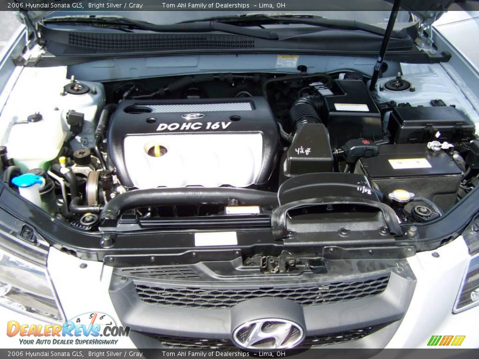2006 Hyundai Sonata GLS Bright Silver / Gray Photo #15