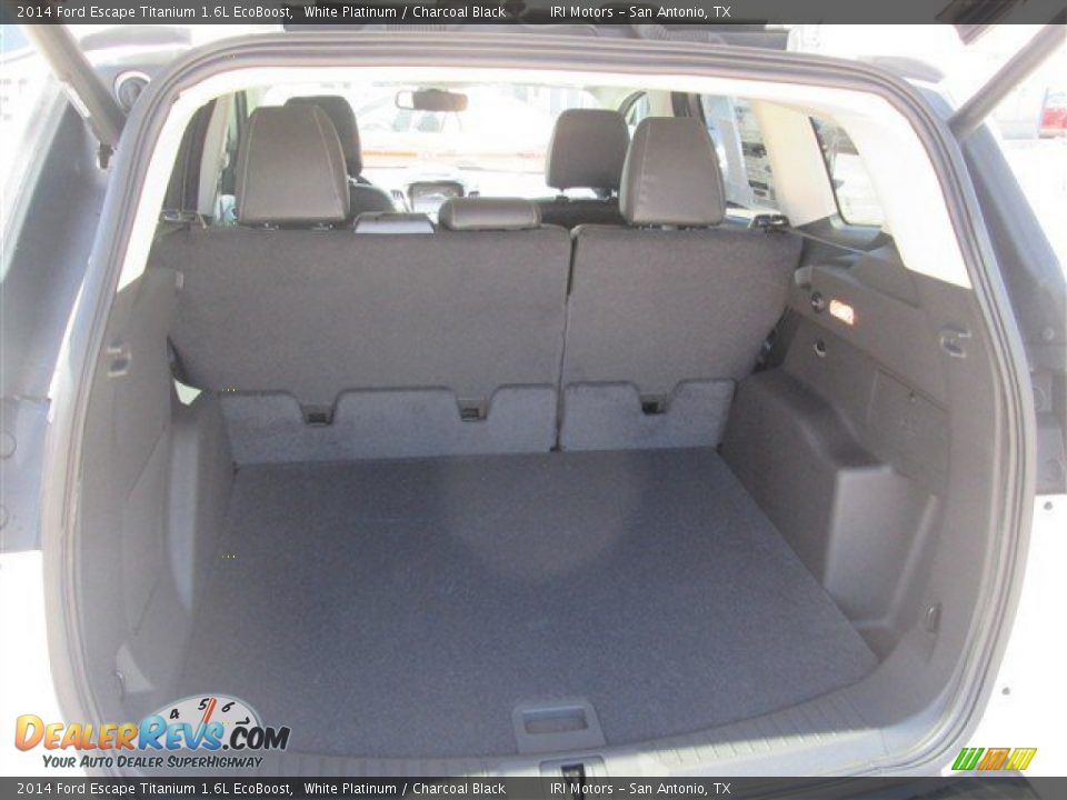 2014 Ford Escape Titanium 1.6L EcoBoost White Platinum / Charcoal Black Photo #10