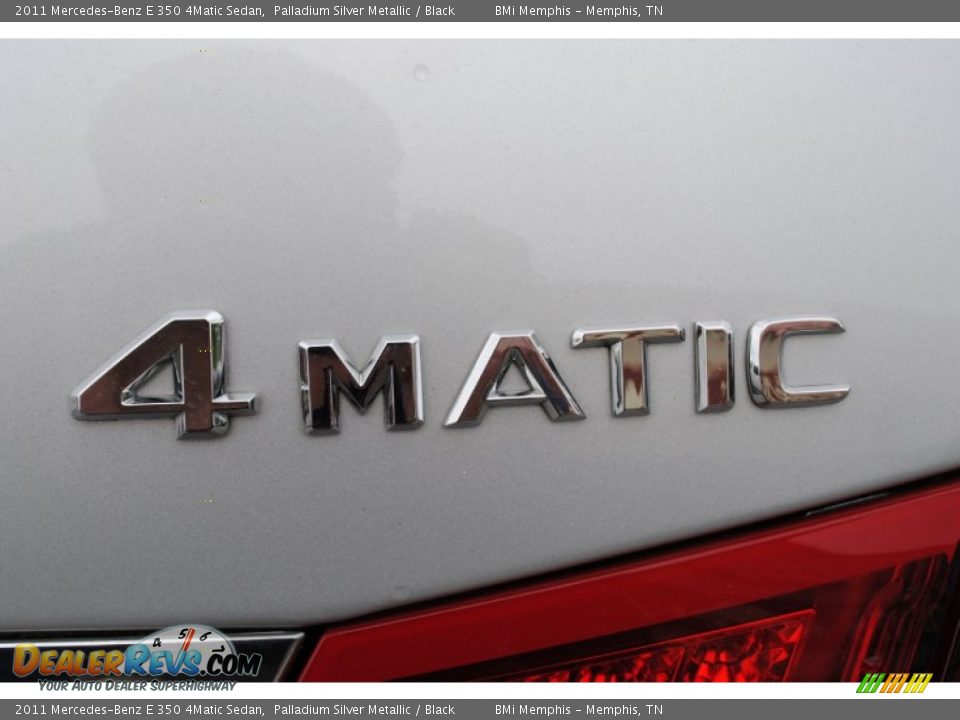 2011 Mercedes-Benz E 350 4Matic Sedan Palladium Silver Metallic / Black Photo #32
