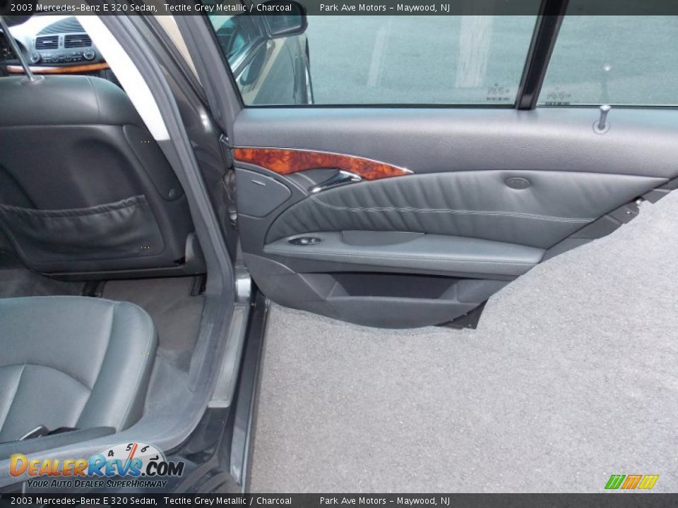 2003 Mercedes-Benz E 320 Sedan Tectite Grey Metallic / Charcoal Photo #12