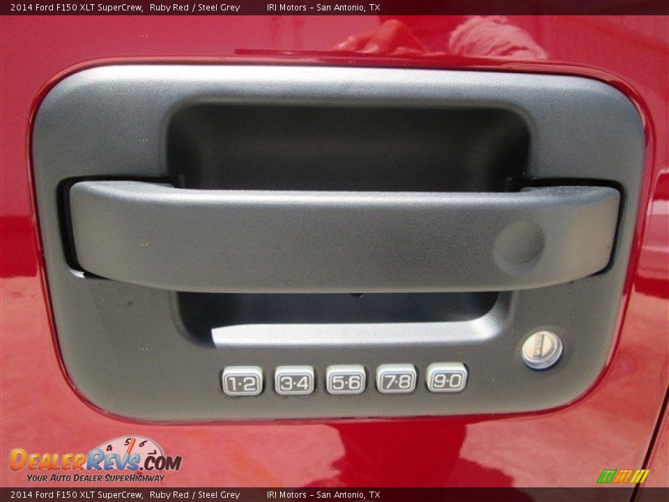 2014 Ford F150 XLT SuperCrew Ruby Red / Steel Grey Photo #10