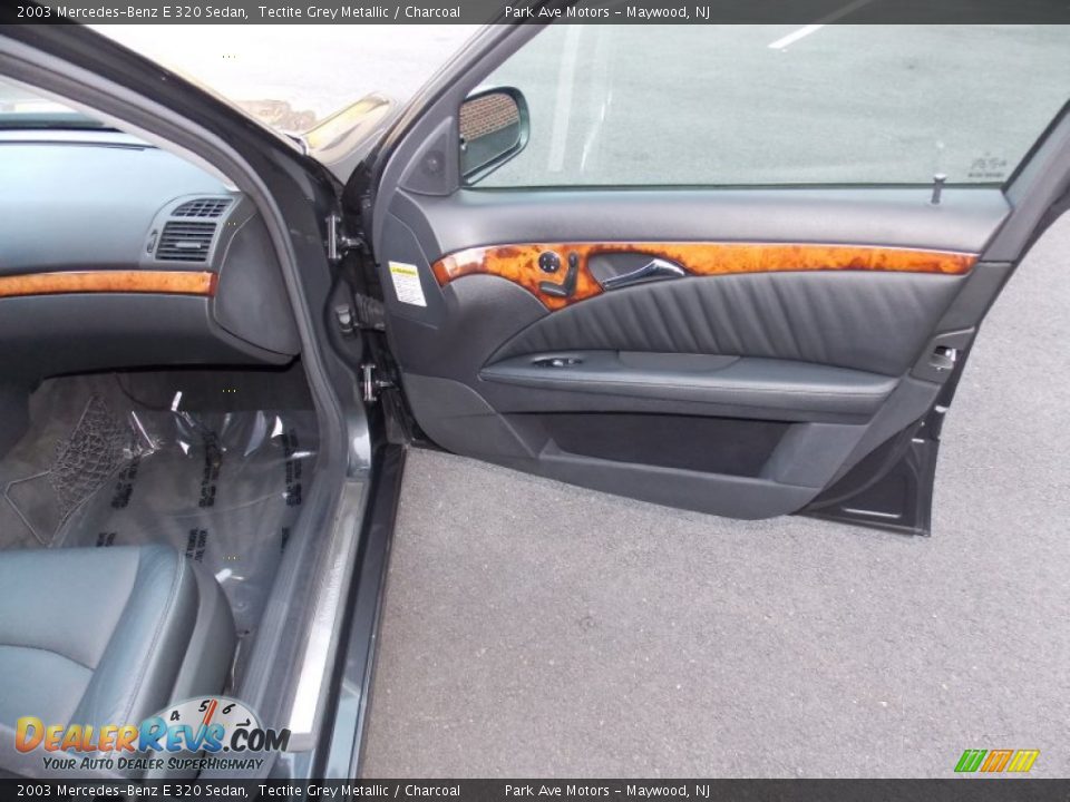 2003 Mercedes-Benz E 320 Sedan Tectite Grey Metallic / Charcoal Photo #14