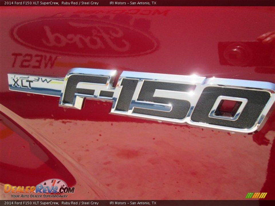 2014 Ford F150 XLT SuperCrew Ruby Red / Steel Grey Photo #11