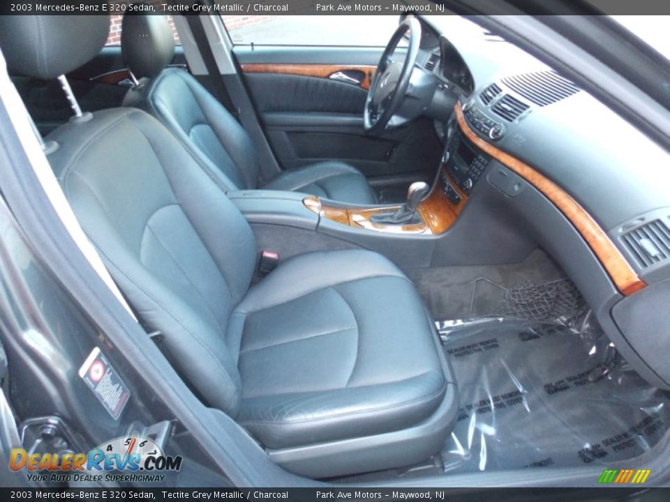 2003 Mercedes-Benz E 320 Sedan Tectite Grey Metallic / Charcoal Photo #15