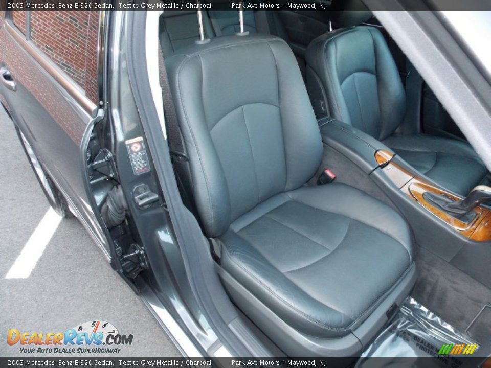2003 Mercedes-Benz E 320 Sedan Tectite Grey Metallic / Charcoal Photo #16