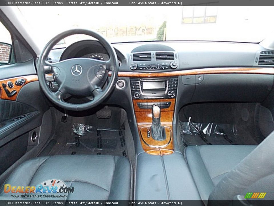 2003 Mercedes-Benz E 320 Sedan Tectite Grey Metallic / Charcoal Photo #17