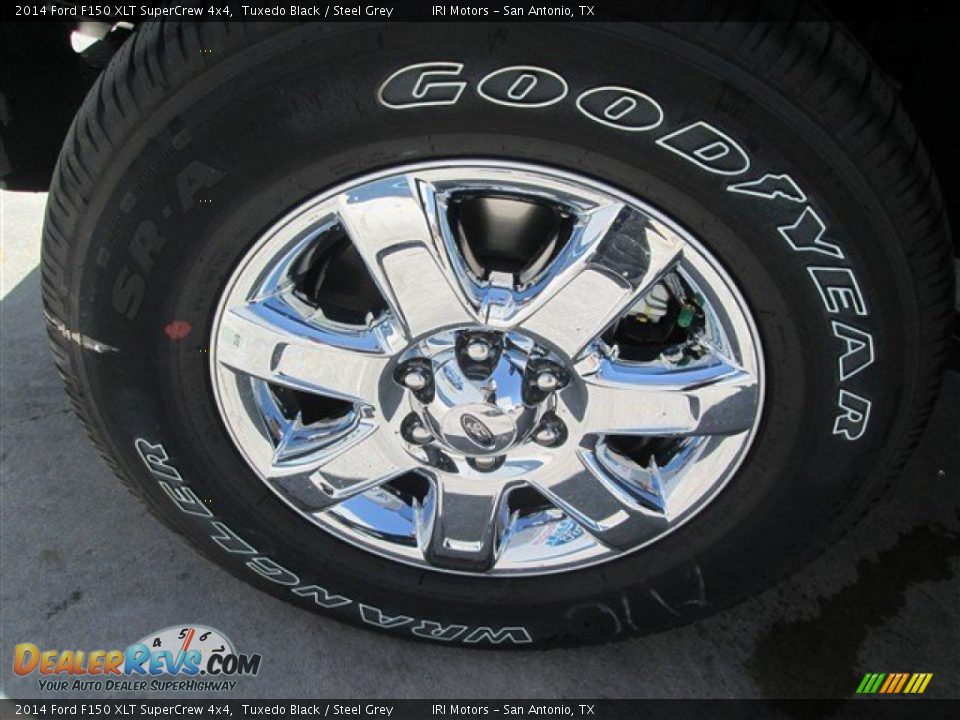 2014 Ford F150 XLT SuperCrew 4x4 Tuxedo Black / Steel Grey Photo #11