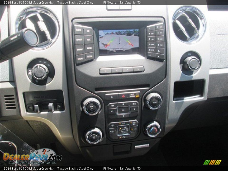 2014 Ford F150 XLT SuperCrew 4x4 Tuxedo Black / Steel Grey Photo #15