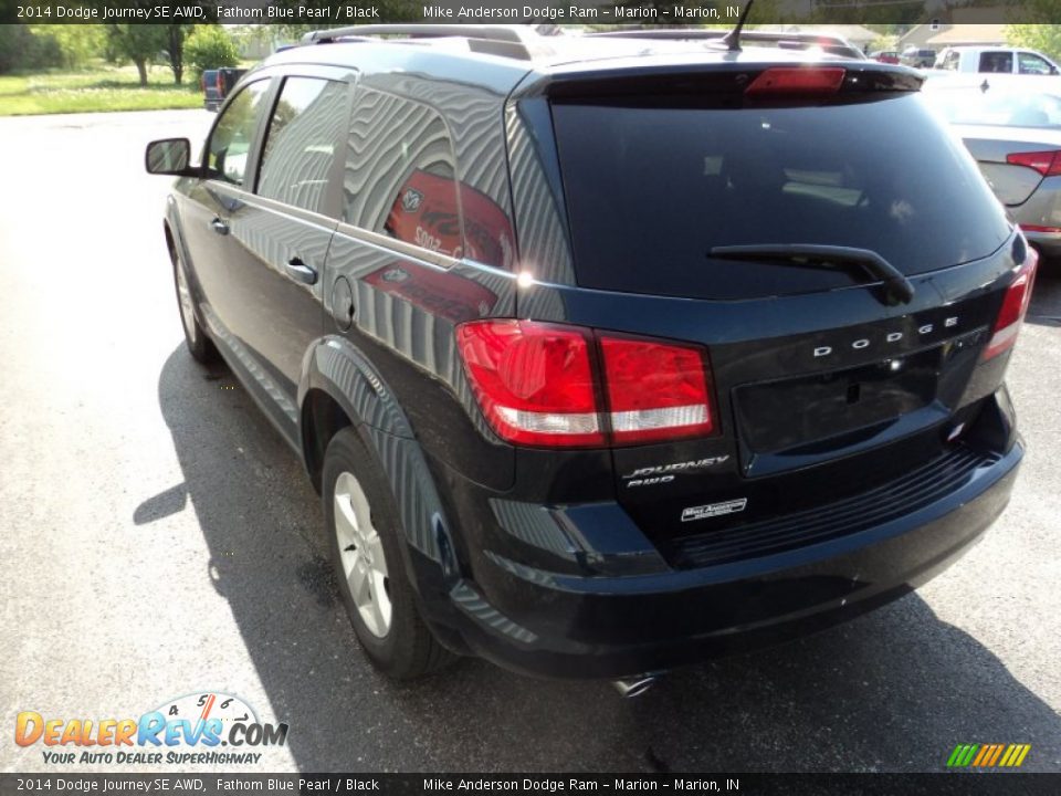 2014 Dodge Journey SE AWD Fathom Blue Pearl / Black Photo #3