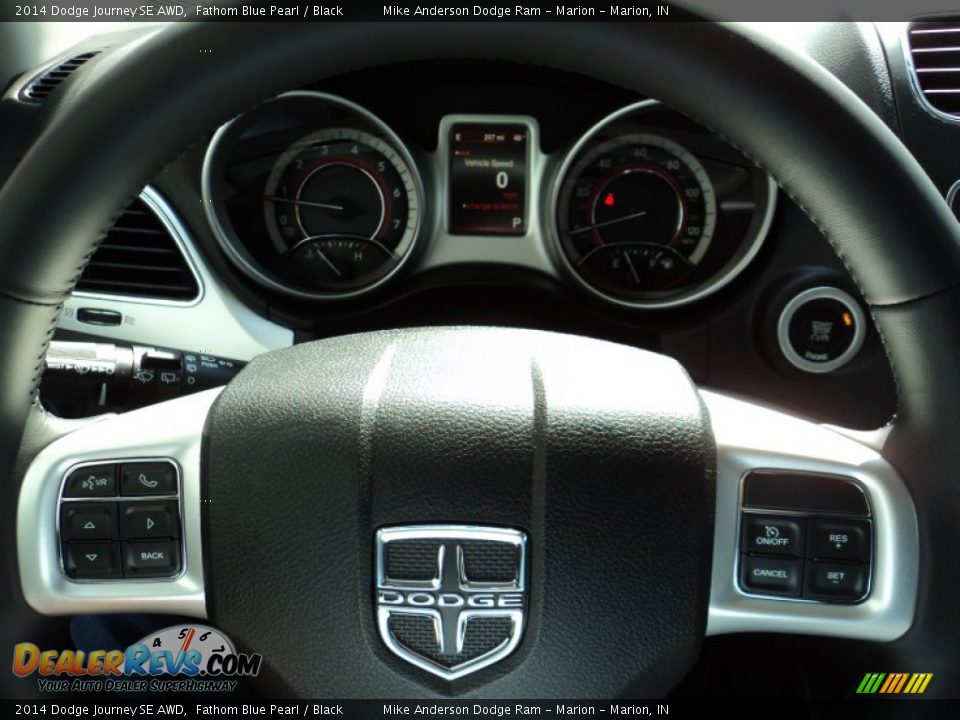 2014 Dodge Journey SE AWD Fathom Blue Pearl / Black Photo #7