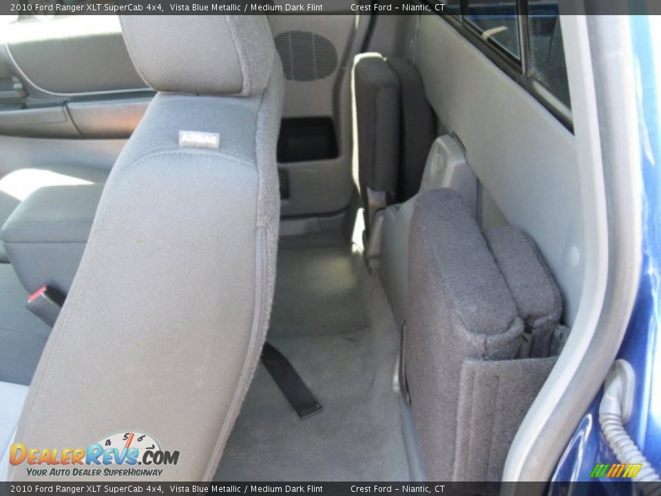 2010 Ford Ranger XLT SuperCab 4x4 Vista Blue Metallic / Medium Dark Flint Photo #12