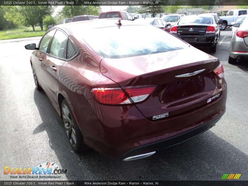 2015 Chrysler 200 S Velvet Red Pearl / Black Photo #3
