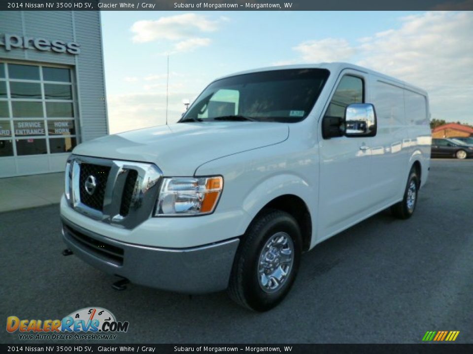 2014 Nissan NV 3500 HD SV Glacier White / Gray Photo #3
