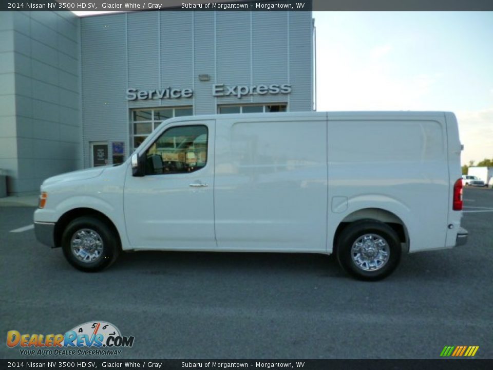 2014 Nissan NV 3500 HD SV Glacier White / Gray Photo #4