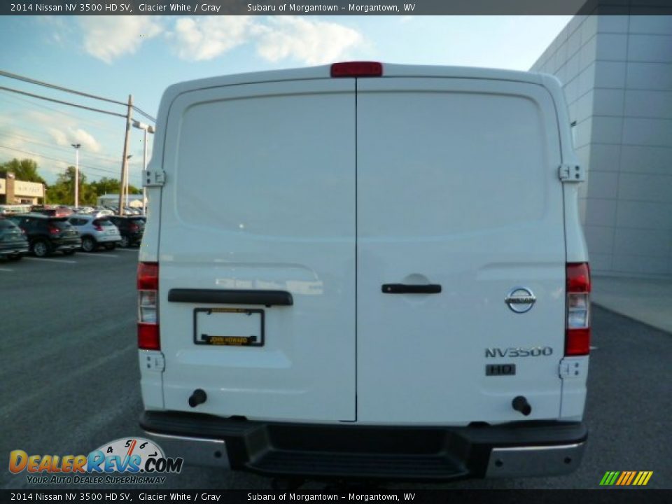 2014 Nissan NV 3500 HD SV Glacier White / Gray Photo #6