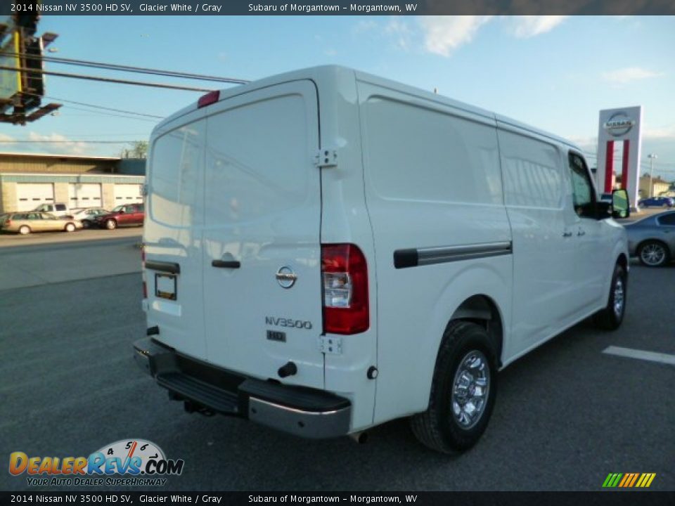 2014 Nissan NV 3500 HD SV Glacier White / Gray Photo #7