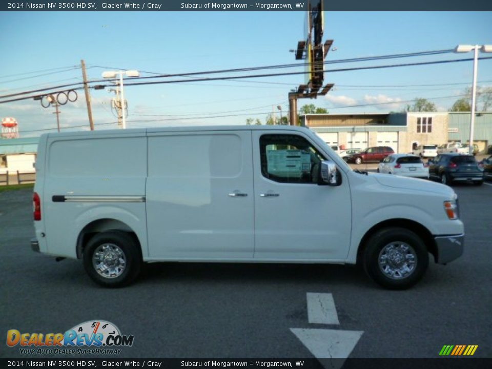 2014 Nissan NV 3500 HD SV Glacier White / Gray Photo #8
