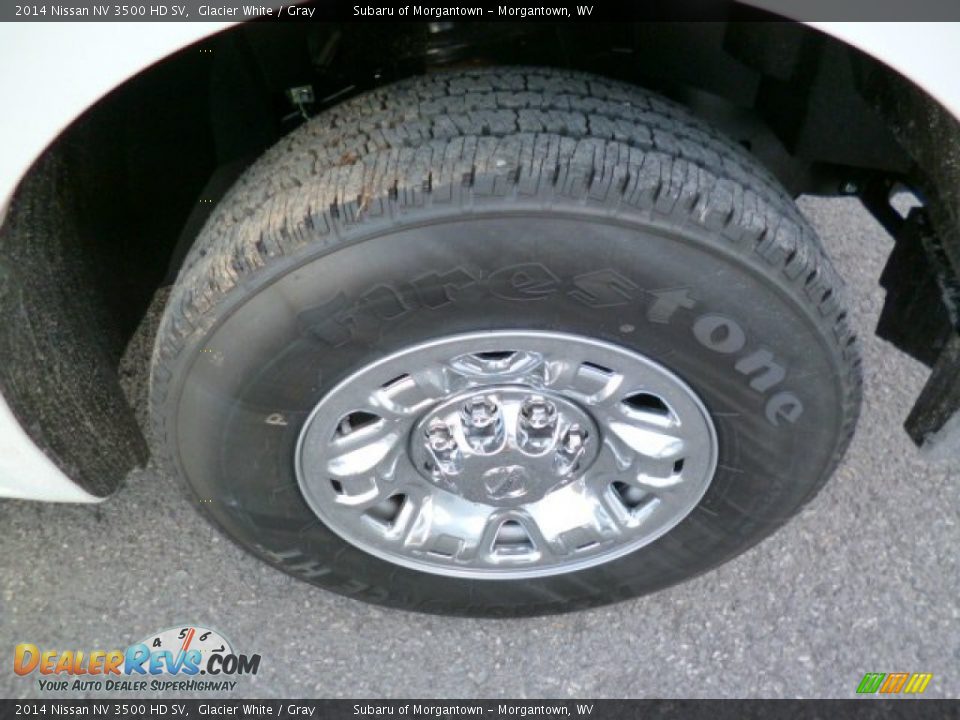 2014 Nissan NV 3500 HD SV Glacier White / Gray Photo #9
